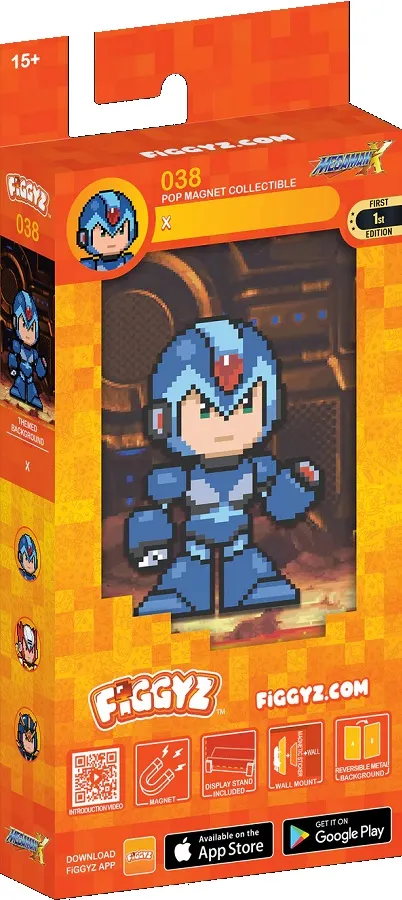 MEGA MAN FIGGYZ MAGNET COLLECTIBLE X 11 CM
